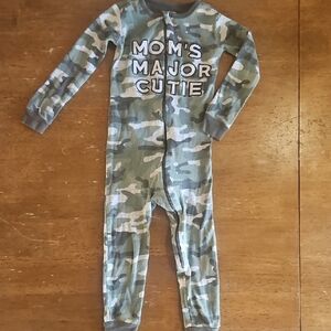 The Children's Place Dark Green and Gray One Piece